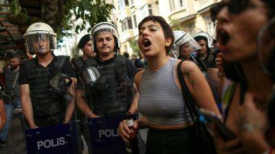 Istanbul Pride: Dozens arrested as police break up LGBTQ march in Turkey