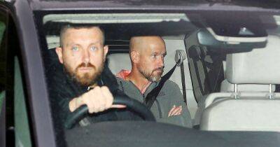 Erik ten Hag arrives for Manchester United's first day of pre-season