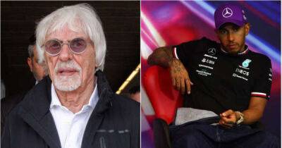 Bernie Ecclestone has made some big accusations about Lewis Hamilton's 2022 season