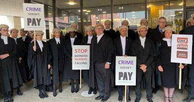 Barrister blasts 'broken' criminal justice system in strike outside Manchester Crown Court - manchestereveningnews.co.uk - Manchester