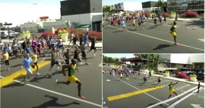 Usain Bolt 100m: Sprinter vs bunch of people in 2016
