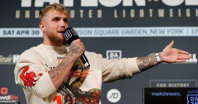 Jake Paul responds to Tyson Fury's crude chants ahead of Tommy Fury fight