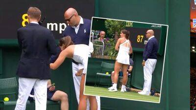 Lesia Tsurenko - Paula Badosa - Jodie Burrage - Wimbledon: 'Horrible when you see that' - Britain's Jodie Burrage helps unwell ball kid, gives him sweets - eurosport.com - Britain - Usa