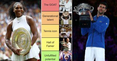 Nadal, Williams, Djokovic, Federer: Ranking the greatest tennis players of all-time