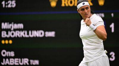 Ons Jabeur - Rebecca Marino - Wimbledon 2022: Ons Jabeur Progresses Into Second Round In 54 Minutes - sports.ndtv.com - Sweden - Canada - Tunisia - Poland -  Berlin