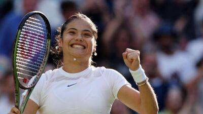 Britain's Emma Raducanu delights home fans with opening victory over Alison van Uytvanck at Wimbledon 2022