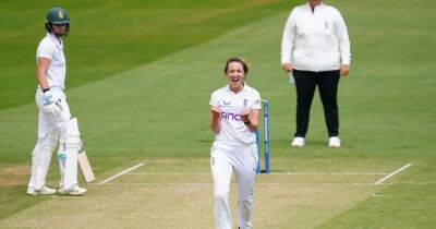 England’s Kate Cross hails Marizanne Kapp’s ‘outstanding’ 150 for South Africa