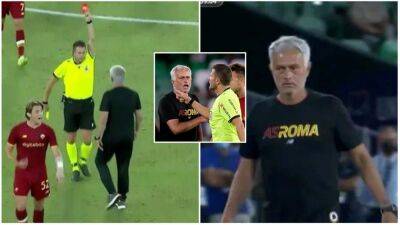 Jose Mourinho: When Roma boss sparked chaos after storming pitch in friendly match