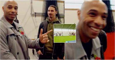 Man Utd: Zlatan Ibrahimovic made Thierry Henry laugh with quip about legends wall in 2017