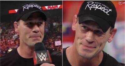 John Cena - Wwe Raw - John Cena's emotional promo on WWE Raw on 20th anniversary - givemesport.com