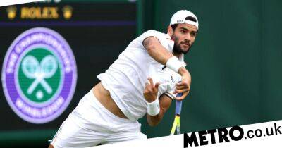 Matteo Berrettini forced to withdraw from Wimbledon after testing positive for Covid