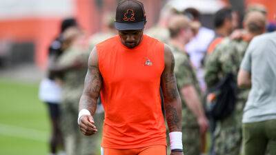 Deshaun Watson - Nick Cammett - Diamond Images - Getty Images - Sue L.Robinson - NFL considering indefinite suspension, minimum 1-year ban, for Browns' Deshaun Watson: report - foxnews.com - Usa - county Brown - county Cleveland - state Texas -  Houston - state Ohio