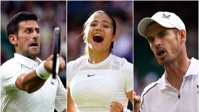 Wimbledon day one: Emma Raducanu and Andy Murray thrill Centre Court with wins