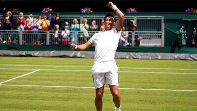 Ryan Peniston reels off straight-sets win on Wimbledon debut