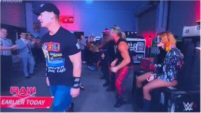 Becky Lynch - John Cena - Wwe Raw - Dolph Ziggler - John Cena: Becky Lynch brilliantly refused to break character backstage - givemesport.com - Ireland