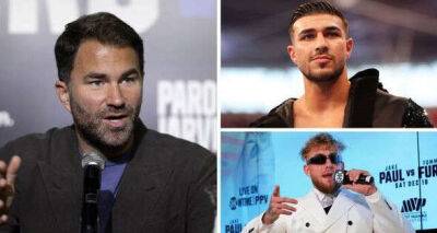 Eddie Hearn gives 'embarrassing' prediction for Jake Paul vs Tommy Fury fight
