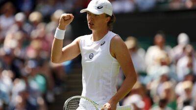 Wimbledon: Iga Swiatek downs Jana Fett to claim 36th win in a row to move into second round
