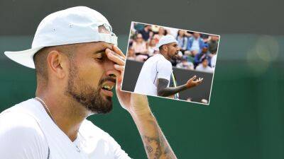 'Remove them from the crowd' - Nick Kyrgios angry at 'disrespect' from fans during Wimbledon opener