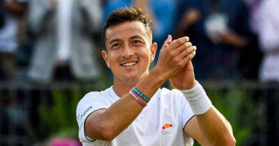 Wimbledon debut delight for Ryan Peniston as he reels off straight-sets win in opener