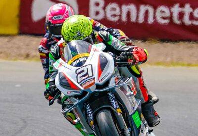 Mixed results for Kent's Pirelli National Superstock riders at Knockhill as Canterbury's Tom Ward seals double podium but Folkestone's Jack Nixon crashes out