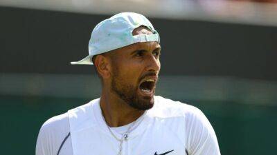 Nick Kyrgios - Paul Jubb - Kyrgios admits spitting towards fan 'disrespecting' him at Wimbledon - channelnewsasia.com - Britain - Australia -  Stuttgart