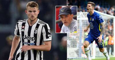 Chelsea are looking to swap Christian Pulisic for Matthjis de Ligt