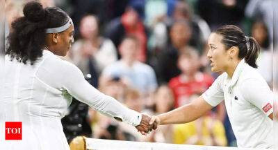 Serena Williams - Wimbledon: Serena Williams stunned by Harmony Tan in first round - timesofindia.indiatimes.com - France - Usa