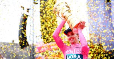 ‘A significant moment in Australian sporting history’: Jai Hindley joins greats with Giro d’Italia win