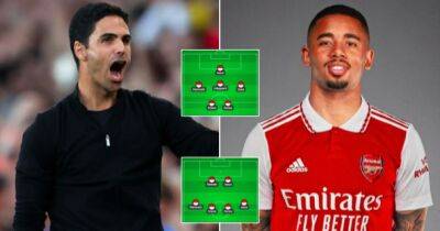 Gabriel Jesus to Arsenal: 4 ways Gunners can lineup with new forward