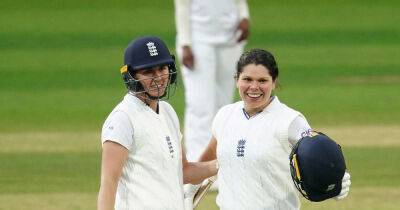 Nat Sciver - Sciver and Davidson-Richards hit maiden Test centuries to put England on top - msn.com - South Africa