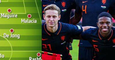 How Manchester United could line up with Tyrell Malacia and Frenkie de Jong