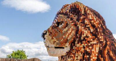 Giant brick animals are coming to Knowsley Safari this summer