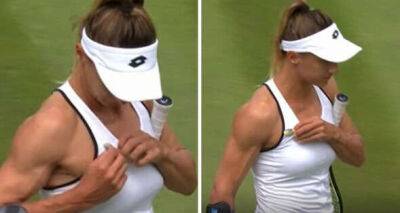 Wimbledon star takes advantage of strict rules being relaxed during all-Ukraine match