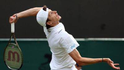 Ugo Humbert - Casper Ruud - Humbert forgets his rackets at Wimbledon - channelnewsasia.com