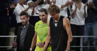 Rafael Nadal - Emma Raducanu - Andy Murray - Serena Williams - Carlos Alcaraz - Roland Garros - Alexander Zverev - Boris Becker - Alexander Zverev ‘in a positive mood’ as rehab begins - msn.com - Britain - Usa