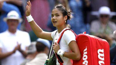 Emma Raducanu sees Wimbledon dream blown away by Caroline Garcia