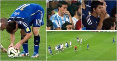 Lionel Messi: Peter Drury's commentary to his World Cup final free-kick is timeless