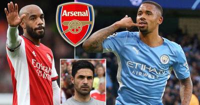 Mikel Arteta - Gabriel Jesus - Alexandre Lacazette - Eddie Nketiah - Jesus 'very close' to Arsenal move as Alexandre Lacazette joins Lyon - msn.com - Manchester - Brazil - South Korea