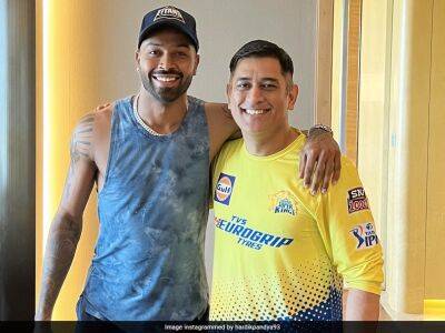 "Would Call Hardik Pandya Junior Version Of MS Dhoni": Gujarat Titans Star - sports.ndtv.com - India -  Chennai