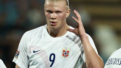 Martin Odegaard - Erling Haaland fires Norway to Nations League win over Serbia - in pictures - thenationalnews.com - Sweden - Manchester - Serbia - Norway - Slovenia