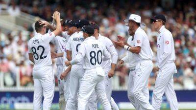 Jimmy Anderson - Jonny Bairstow - Trent Boult - Daryl Mitchell - Tom Latham - Devon Conway - Tim Southee - Matthew Potts - New Zealand reduced to 38-3 by England at lunch on second day - channelnewsasia.com - New Zealand - county Kane - county Williamson