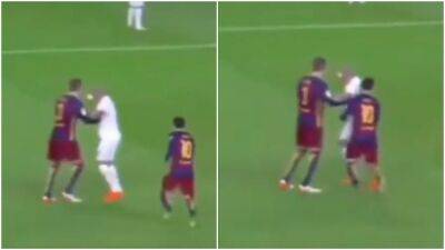 Lionel Messi: When Barcelona legend rugby tackled Real Madrid's Pepe