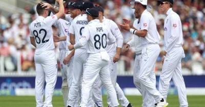 Jimmy Anderson - Jonny Bairstow - Christian Radnedge - Trent Boult - Daryl Mitchell - Tom Latham - Devon Conway - Tim Southee - Matthew Potts - Cricket-New Zealand reduced to 38-3 by England at lunch on second day - msn.com - New Zealand - county Kane - county Williamson