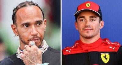 Charles Leclerc disagrees with Lewis Hamilton as Mercedes star's woes continue