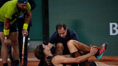 Nadal into Roland-Garros final after Zverev forced to retire