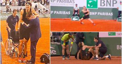 Alexander Zverev retires vs Rafael Nadal after nasty injury in French Open clash