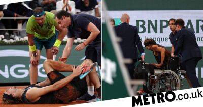 Rafael Nadal sends message to Alexander Zverev after opponent suffers horror ankle injury in French Open semi-final