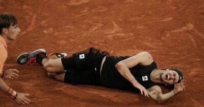 Rafael Nadal reaches French Open final after Zverev injured in fall