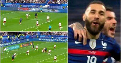 Karim Benzema scores fantastic goal for France vs Denmark in Nations League match