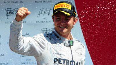 Lewis Hamilton - Sebastian Vettel - Fernando Alonso - Nico Rosberg - Mark Webber - On This Day in 2013 – Nico Rosberg wins British Grand Prix despite reprimand - bt.com - Britain - county Day